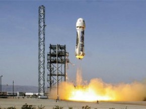 贝佐斯蓝色起源公司New Shepard火箭发射取得圆满成功