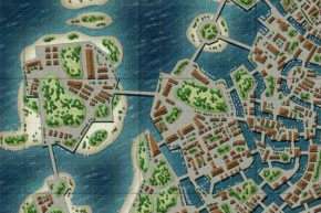 绝地求生玩家自制新地图威尼斯水城一览